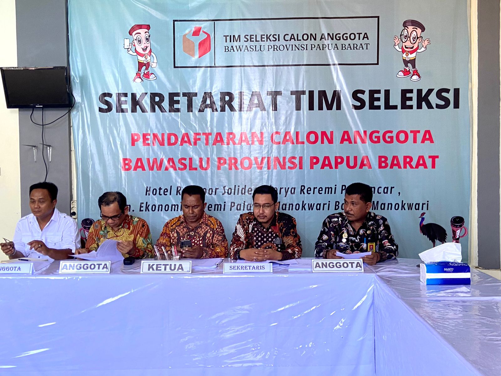 Terkait Keterwakilan Perempuan dan OAP, Ini Tanggapan Tim Seleksi Anggota Bawaslu Prov. Papua Barat