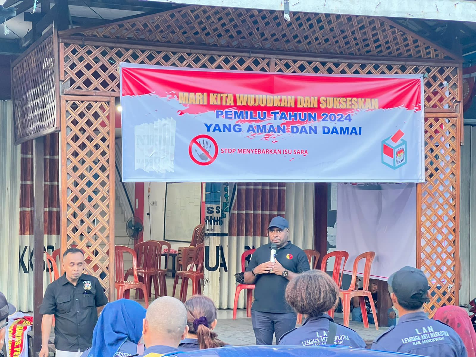 Bawaslu Papua Barat Apresiasi Deklarasi Pemilu Damai 40 Ormas, OKP, dan Komuitas di Kab. Manokwari