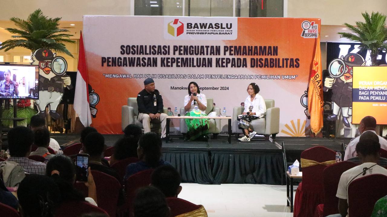 Kawal Hak Pilih, Bawaslu Papua Barat Gelar Sosialisasi Pengawasan Kepemiluan Bagi Penyandang Disabilitas