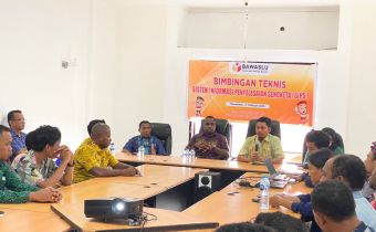 Penyelesaian Sengketa Berbasis Teknologi, Bawaslu Papua Barat Gelar Bimtek Penggunaan Aplikasi SIPS