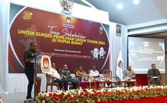 Temu Stakeholder Pemilu, Ketua Bawaslu PB Paparkan Perjalanan Pengawasan Tahapan Penyelenggaraan Pemilu Tahun 2024