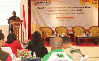 Bawaslu Papua Barat Ajak Media dan Organisasi Kepemudaan Kawal Pemilu Serentak Tahun 2024