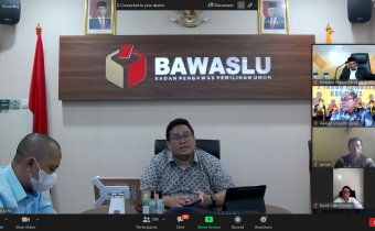 BAWASLU PAPUA BARAT MENGIKUTI RAKORNAS SISTEMATIKA LAPORAN PENYELESAIAN SENGKETA