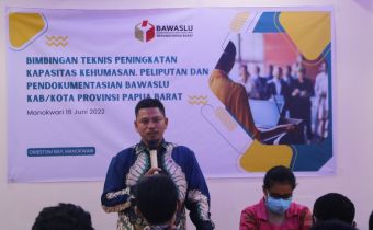 Papua Barat Lakukan Bimtek Penguatan Kapasitas Kehumasan, Peliputan dan Pendokumentasian